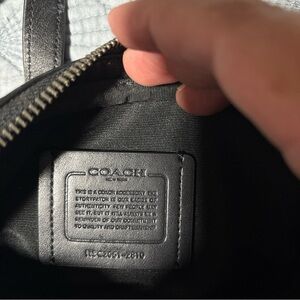 Coach Black Leather Men's Bag